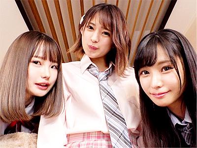 【JK×友達の妹】「シコシコしたいんでしょ？」友達の美少女3姉妹にパンチラ誘惑され3Pハーレム乱交ファックで痴女られるｗ