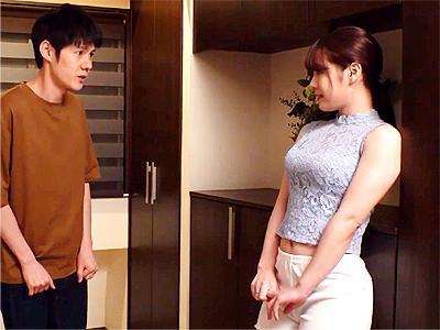 【隣人×人妻】「私達は離れられないのよ♥」へそ出し透けパンティな淫乱美人主婦に弱み握られ奴隷状態の彼女持ち青年ｗ