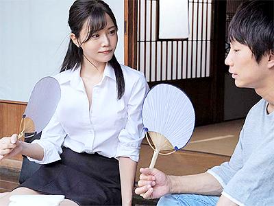 【幼馴染】「俺...彼女いるし...」田舎に帰省して来た幼馴染の男をボイン谷間で誘惑しセックスしちゃうビッチ女！