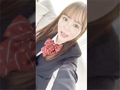 【SNSJ×K】「私の中に精子出してくれる人募集♥」ネットで募集した男との淫乱3Pでザーメンおねだりの淫乱ビッチ美少女！