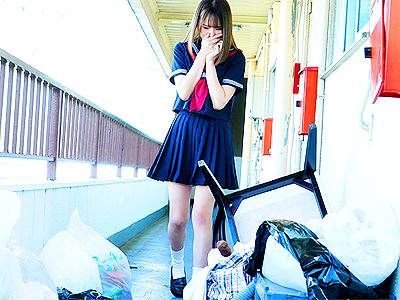 【隣人×レイプ】「クサすぎるんですけど...」ゴミ屋敷の中年男に連れ込まれ羞恥クンニされ強姦される激シコ美少女JK！