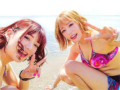 【ギャル×逆ナンパ】「ウチらと楽しい事しよ♥」純朴青年をビーチで逆ナンしてビッチ全開の痴女責めで悶絶させるヤリマン女！