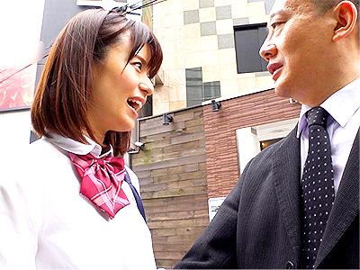 【JK×マッチングアプリ】「あれ？先生何してんの？」SNSの相手は先生！ホテルに連れ込み即尺で淫語全開ヤリマンSEX！