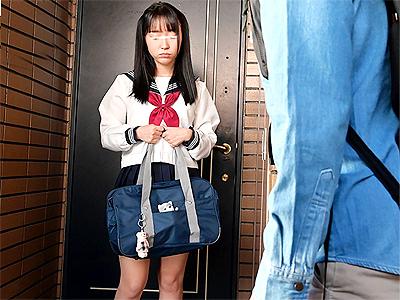 【JK×鍵っ子】「また鍵忘れちゃった...」同じマンションの清楚美少女を部屋に連れ込みイラマチオから激ピス堪能ｗ