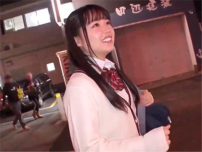 【素人ナンパ】「え？もう帰りますよ...」学校帰りの激カワ美少女引っ掛けて本番ファックで精子ザーメン膣内射精ｗ