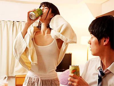 【NTR】「シャワー貸してあげますよ♥」残業後の美少女後輩の自宅で露出度高い部屋着にオス発動男が不倫ガチパコ！