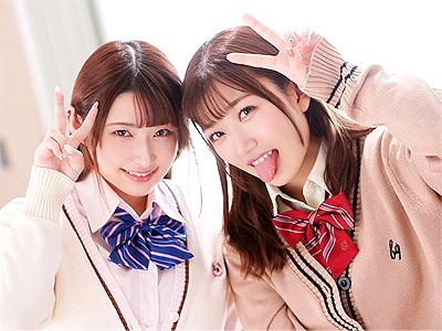【JK×ビッチ】「先生、チラチラ見てるよね」田舎で暇すぎてヤル事ないので教師誘惑して3PハーレムSEXのヤリマン美少女！