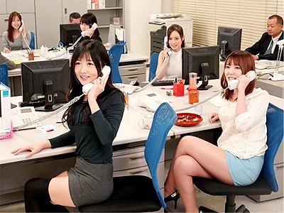 【OL×ビッチ】「お仕置きが必要ね...」ミニスカ美脚のOLがミスした男性社員を罵倒して乱交状態で淫乱痴女責めｗｗ