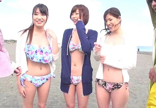水着素人ギャルがだらしない顔して逝きまくりのエロさは異常