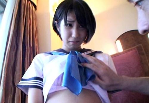 湊莉久　素朴でショートカットの可愛らしい女子校生とハメ撮りセックス