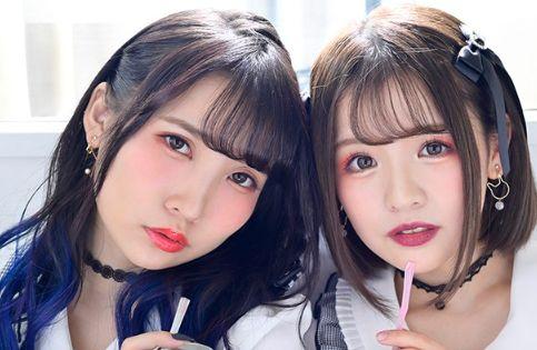 枢木あおい＆永瀬ゆい　地雷メンヘラロリ美少女の痴女性交！スレンダーで貧乳でロリ地雷・・・メンヘラ啞然SEX