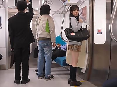 〖痴漢×女子校生〗バチクソ可愛い女子校生さん痴漢師に襲われまさかの快感忘れられず膣奥刺激で感じまくりｗｗｗ
