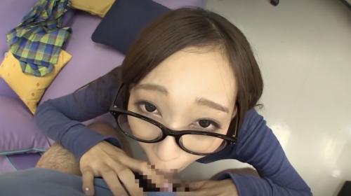 【蓮実クレア】巨乳スレンダーメガネ美女がエロい舐め方でチンポをフェラでしゃぶり倒し♡あっという間に口内発射でドックドク♡