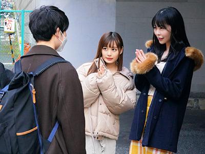 【逆ナン×ハーレム】童貞を狙う美女2人のハーレム逆3Pが激エロすぎる!!絶頂の虜になること間違いなしなんだがｗｗｗ