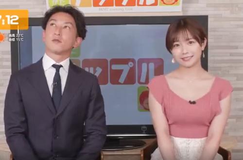 地方局のローカル番組のMCは美人で変態アナウンサーだった！ｗ番組中でも男を挑発してすぐハメちゃうｗ