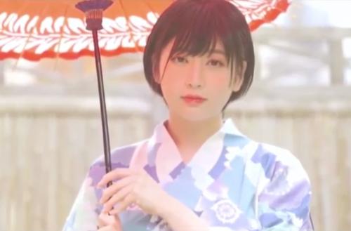 黒髪ショートカットの和服美人が匠の手で更に美しく乱れる！