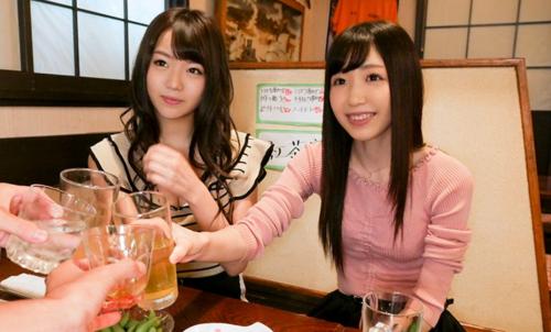 夜遅くまで居酒屋でしっぽり飲んでるOL２人組をナンパしてそこそこに楽しんだら後は乱交パーティーｗ
