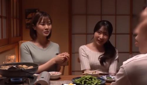 相席居酒屋で軽そうな友達二人を店外に連れ出して持ち帰る！ｗ一人は余裕のビッチちゃんｗ