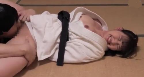 プライド高き女柔道家のエロい身体…強くても所詮女…強い女に力ずくでねじ込む肉棒！愛月セリア#たまにいるM男の強襲