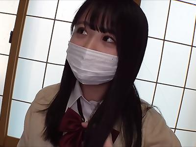 〖女子校生×素人〗ナイスバディでバチクソ可愛い素人JKさん手コキ＆フェラ→膣奥ガン突きパコで感じまくりｗｗ