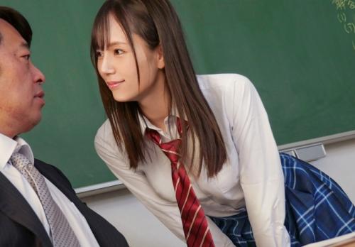【涼森れむ】学園で一番可愛い巨乳の美少女JKが先生を誘惑して射精管理！