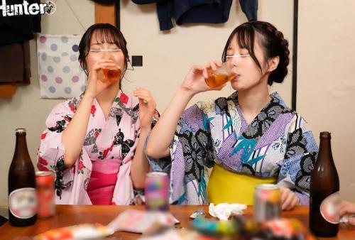 田舎の年一お祭りはセックス祭り！お祭り後は浴衣女子たちが宅飲みで着崩れパンチラ＆胸チラしながら乱痴気騒ぎ！この日だけは襲っても許される！