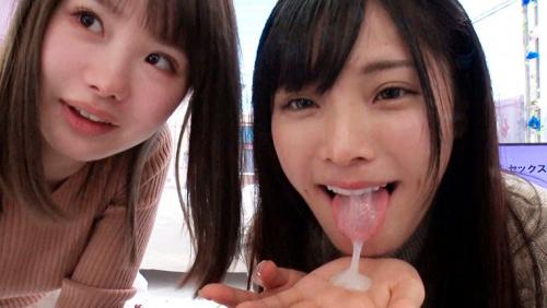 MM号特別編 仲良しAV女優2人組が「心を合わせて脱出ゲーム」に挑戦！キス/おっぱい揉み/電マ/フェラ/中出しセックスから一つを選んで2人の選択がピッタリ合ったら見事脱出！失敗したら選んでしまったHな罰ゲーム！ 恥じらいつつも最後は2人仲良く中出しセックス…