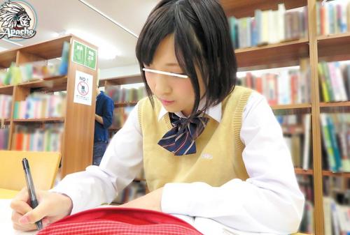 図書館固定媚薬バイブ拘束痴● 女子校生中出しVer.