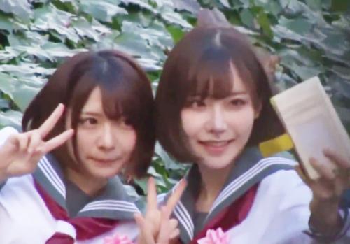 《深田えいみ×麻里梨夏》仲良し女子高生2人がバスの車内で痴漢師に手マンされ潮噴きして強引にセックスされ大量射精される！