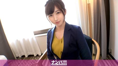 企画ナンパされた脚長・美脚レッグ強調の寝バックセックスしてスカートスーツ着エロ黒パンストの美人がシコい流れ！
