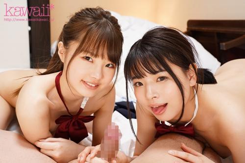 【松本いちか 丘えりな】逆3Pで痴女られ朝から晩までずーっと腰を振られてたっぷり射精　小悪魔女子に唆されまんまとハメられた僕