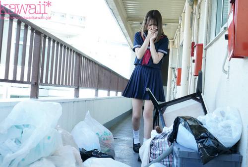 隣人のゴミ部屋で異臭中年おやじに抜かずの連撃中出し32発で孕まされた制服女子の末路… 松本いちか