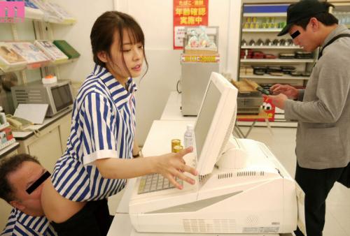 中年店長と2人きりの深夜シフトばかり組まれている内気カノジョ 胸糞NTR 八木奈々
