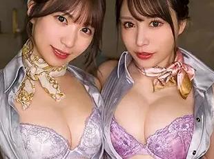 【伊藤舞雪】メンズエステで巨乳美女二人にエッチなマッサージ！！