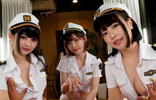【深田えいみ】3人の小悪魔美少女！！生本番は当たり前の最高級エステ店！