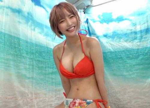 【神レベ美少女】水着美女と素股挑戦からの中出し！我慢限界でイキまくり！