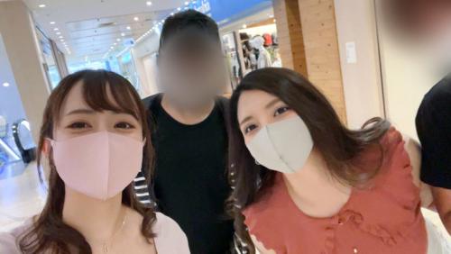 【レズ＆乱交】美人義姉妹奥さま旦那交換スワッピング むっちり巨乳お姉ちゃんとスレンダーボディ妹ちゃんがレズキスしながらWチンポ挿入され感度MAXイキ狂う中出し