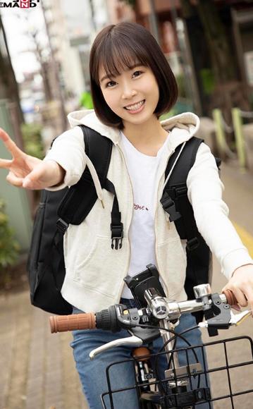 【ナンパ】限定女性宅配員によるプリ尻配達！新型自転車で漕ぐたびに、サドルに取り付けられた極太ディルドが激しく振動！