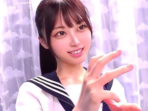 【MM号】美少女JKのクンニ我慢企画！大金を積まれる可愛い制服女子校生がパイパンマンコ舐められガチイキからの中出しセックス！