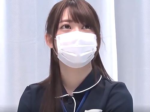 【マジックミラー号】素人ナンパで見つけたナースに勃起チンコを見せつけて診察をお願いした結果…
