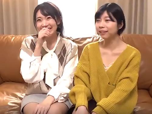 【素人ナンパ】童貞くんの包茎チンポを友達二人で洗って3Pエッチ！