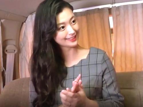【人妻ナンパ】上品で色気がハンパない黒髪ロング巨乳熟女に電マ責め！感度良いビショ濡れまんこに中出しされて痙攣絶頂！