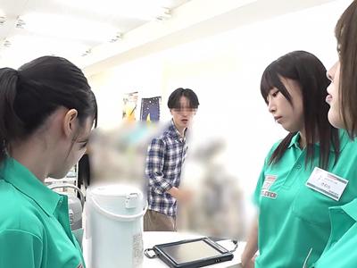 【乱交×コンビニ】都内の某コンビニエンスストアの激エロポイントシステムで超絶可愛い店員さんに膣内発射したったｗｗｗ