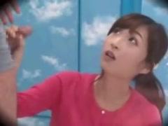 [マジックミラー号]女子アナの卵に研修と称してスケベな原稿読ませたらパンツにシミ