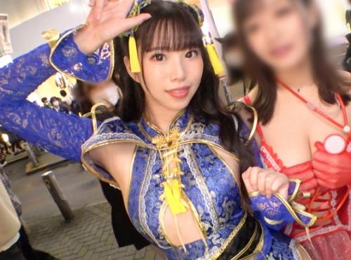 【ハロウィンナンパ】渋谷でエロいコスプレ美女二人組をゲット？！激エロボディを頂いちゃいました？！
