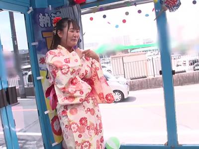 〖浴衣×MM号〗花火大会に向かう超絶極エロBODY持つ爆乳素人さん野球拳→子宮激ピストンでガチイキしたったｗｗｗ