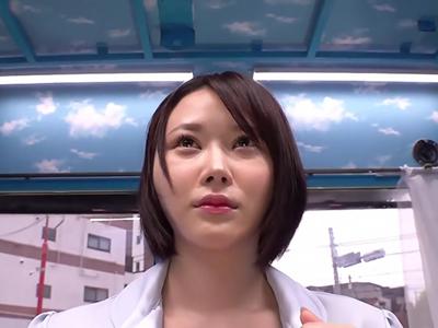 《マジックミラー号》巨乳の現役看護師さんアナル刺激され何度もイキまくりナマパコ膣内射精が抜けるっすｗｗｗ