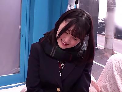 〖マジックミラー号〗大人の性交みて発情した素人女子高生さん膣奥ガンピスされて膣内射精でイキまくりなんだがｗｗｗ