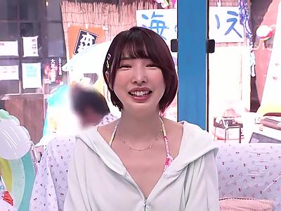 《マジックミラー号》真夏の海でナンパした水着女子さん童貞のフリした男優のデカチンでガン突きされ中出しｗｗｗ