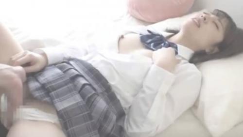 めちゃくちゃ可愛い女子高生と唾液ダラダラベロチュー中出しお泊まり会で一晩中セックス！！制服のまんまハメまくるw